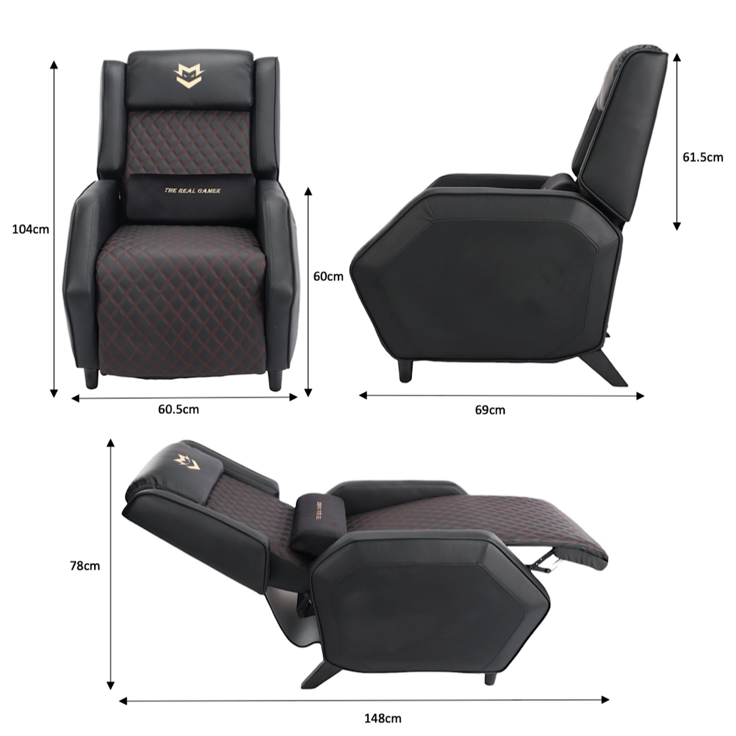 Wyatt Gaming Sofa Chair - Off-White