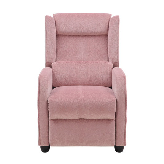 Valen Recliner Sofa Chair - Pink