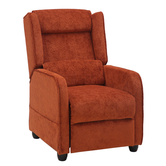 Valen Recliner Sofa Chair - Orange